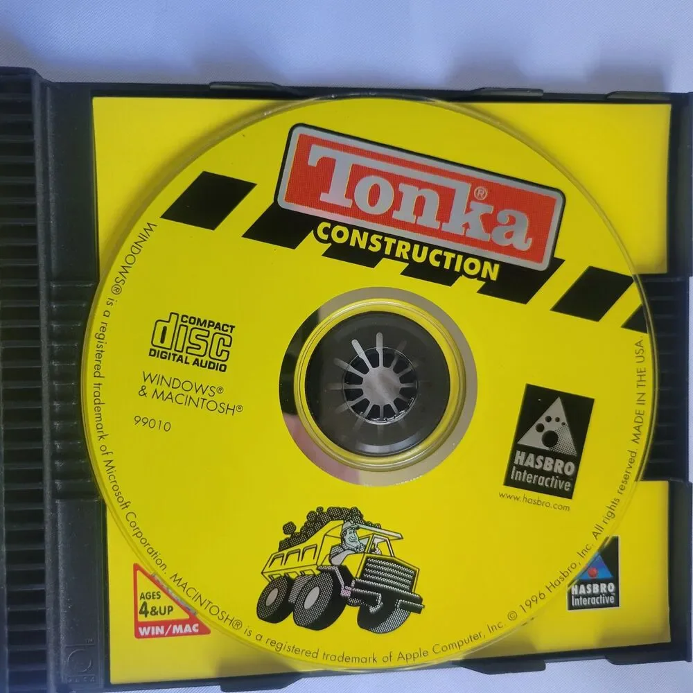 UNTESTED Tonka Construction Video Game on Computer